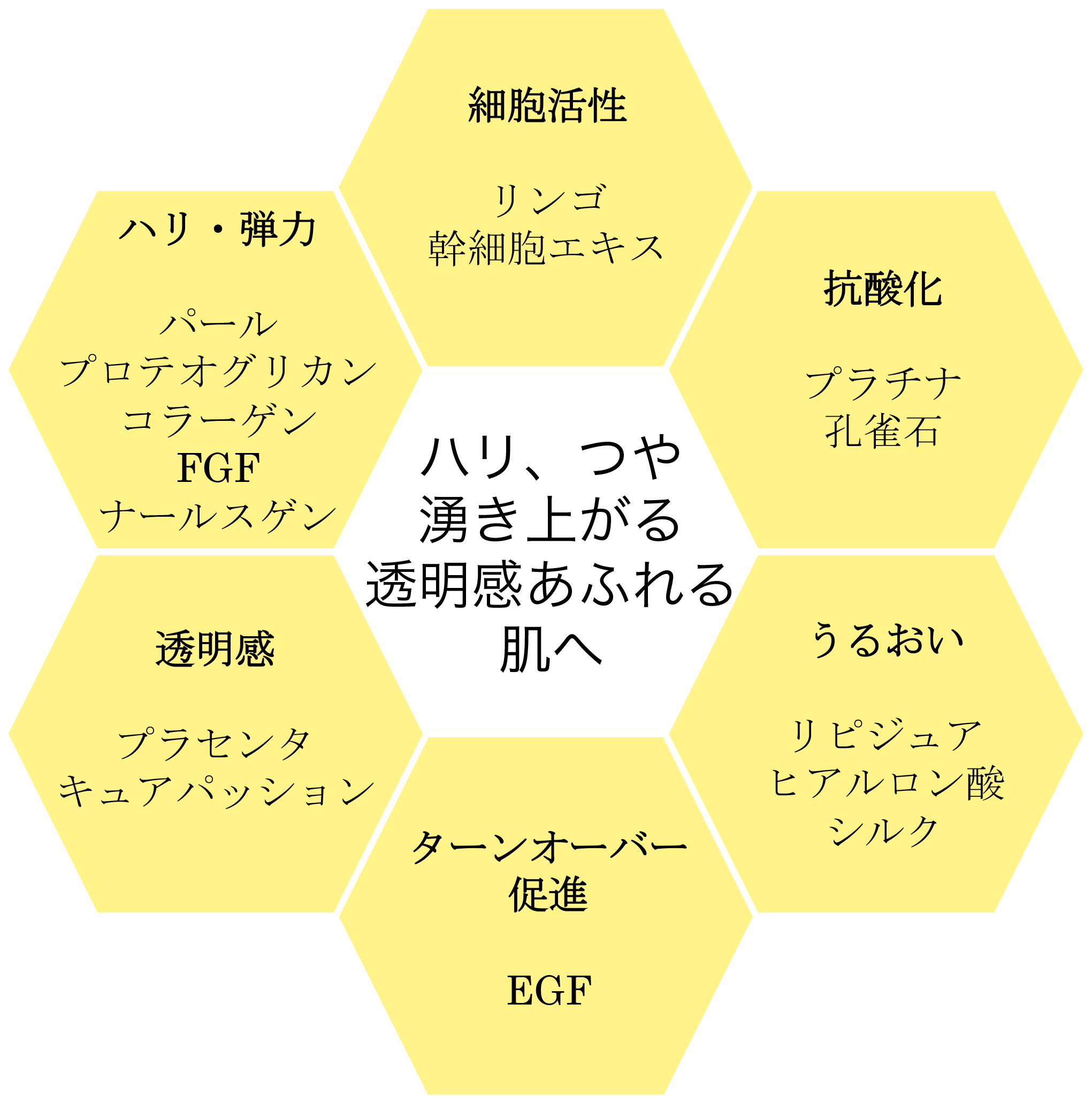 最先端の美容成分がもたらす、美しいシナジー